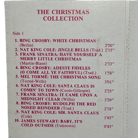 Christmas Collection 20 Golden Greats Bing Crosby, Frank Sinatra Cassette A414 - Picture 2 of 5